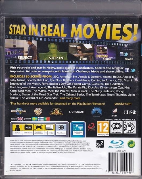 Yoostar 2 in the Movies - PS3 (B Grade) (Genbrug)